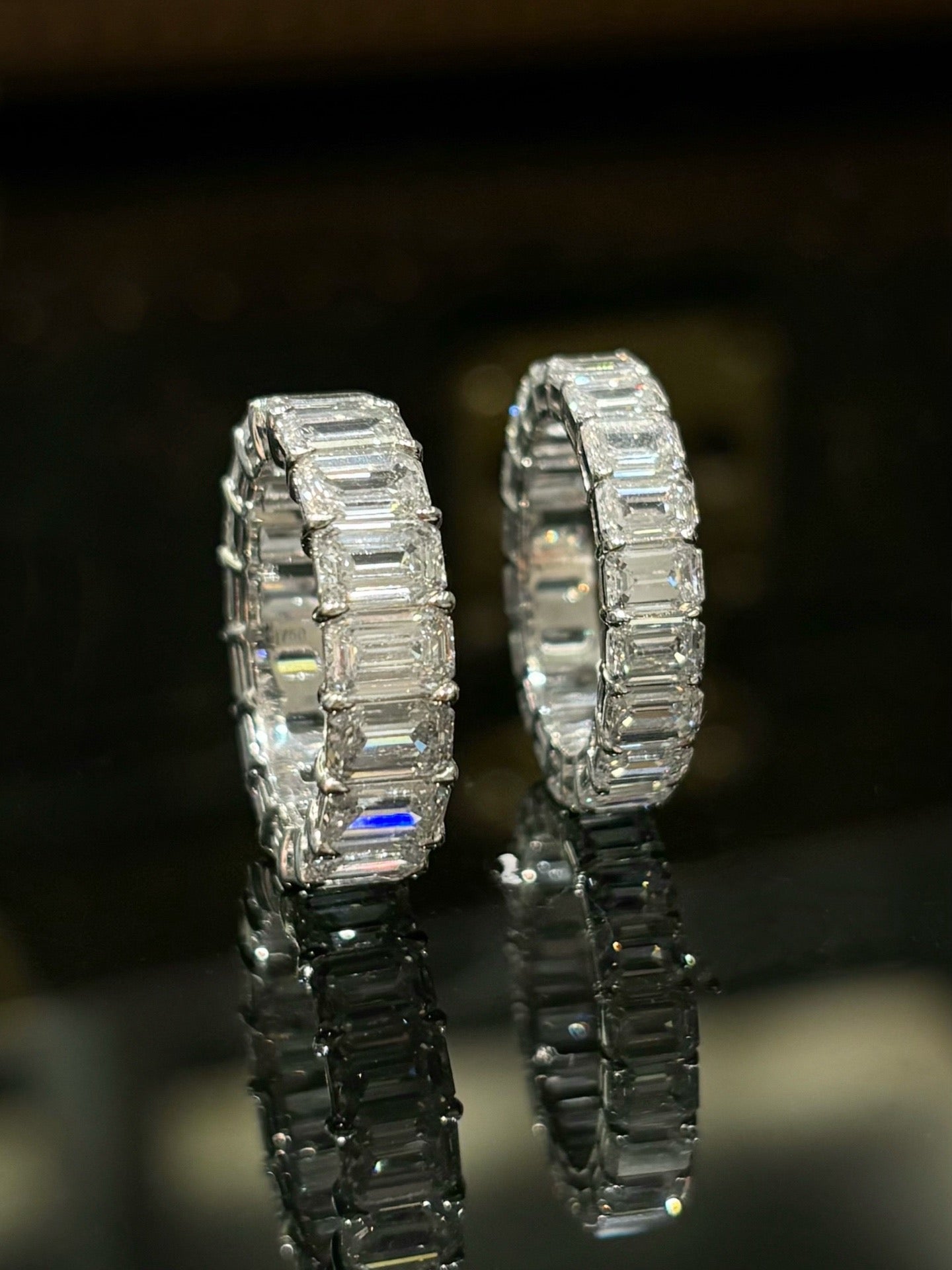 Lab grown diamond eternity ring