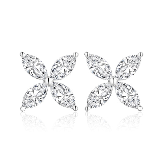 Butterfly Lab-Grown Diamond Stud Earrings