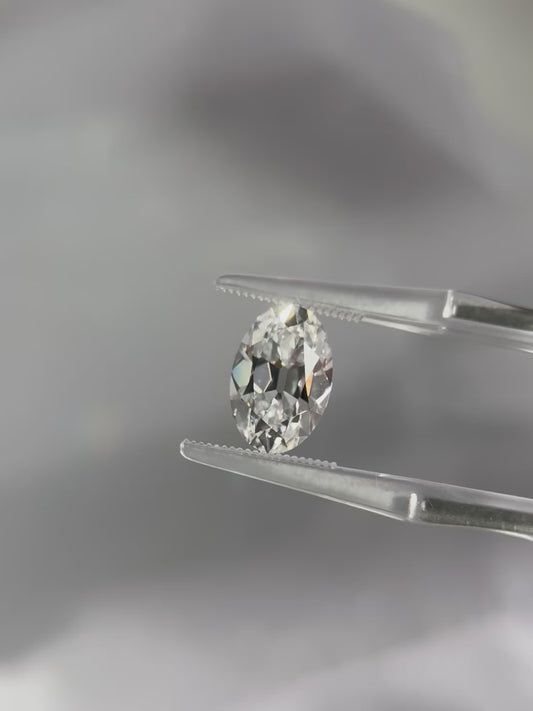 3.34ct Antique Oval Lab Grown Diamond (D, VVS2, EX/EX)