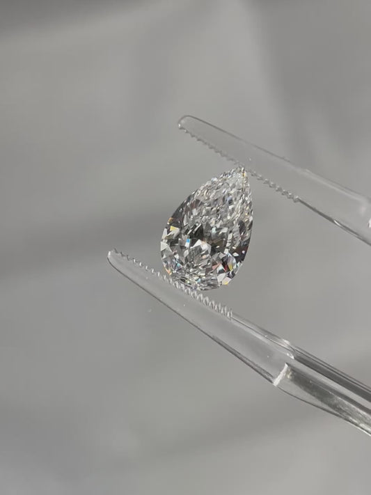 2.15ct Pear Lab Grown Diamond (D, VS1, EX/EX)