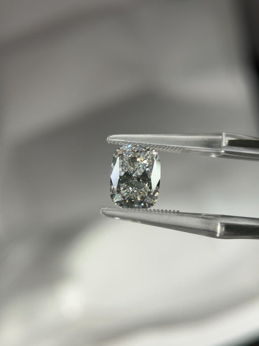 3.01ct Cushion Lab Grown Diamond (D, VVS2, EX/EX)