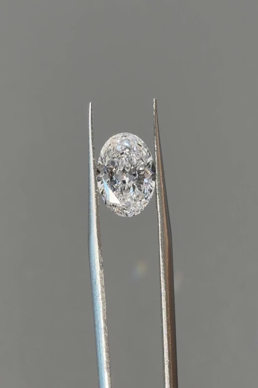 3.00ct Oval Lab Grown Diamond (F, VS1, EX/EX)