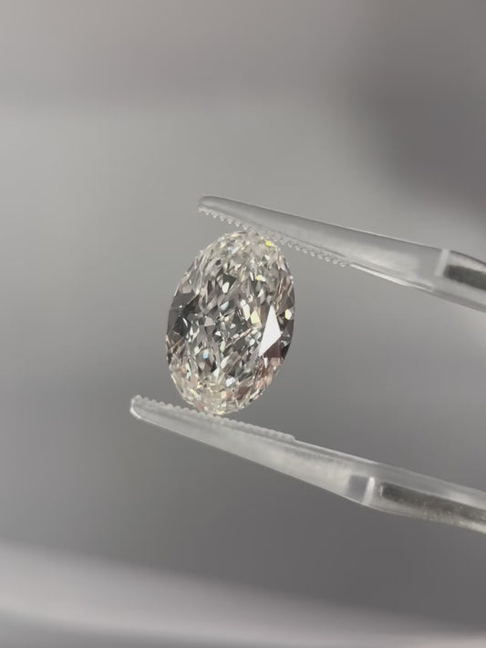 5.09ct Oval Modified Lab Grown Diamond (E, VS1, EX/EX)