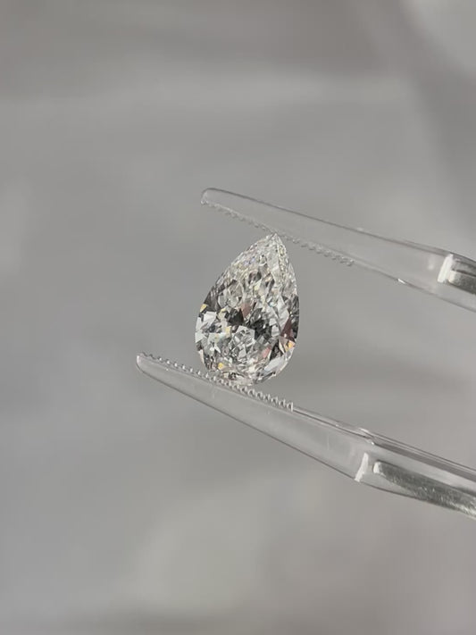 2.12ct Pear Lab Grown Diamond (E, VVS2, EX/EX)