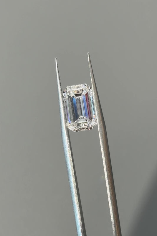 5.12ct Emerald Lab Grown Diamond (F, VS1, EX/EX)