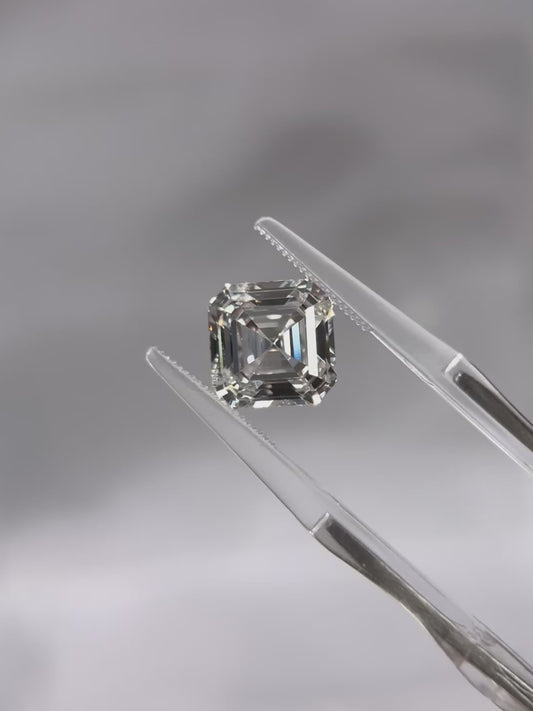 4.89ct Asscher Cut Lab Grown Diamond (E, VVS2)
