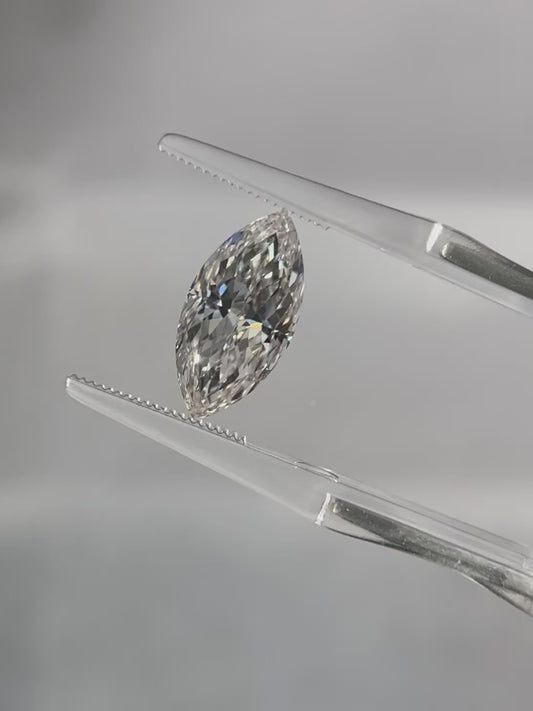 4.01ct Marquise Modified Brilliant Lab Grown Diamond (F, VVS1, EX/EX)