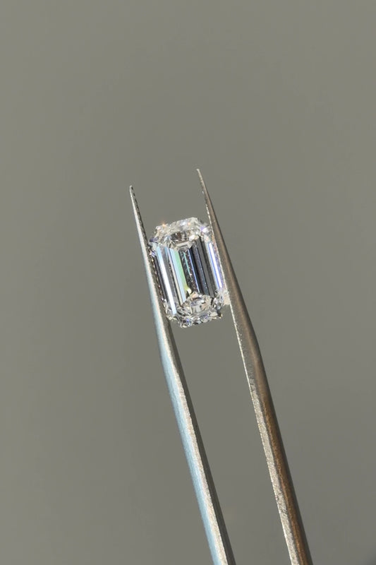 3.67ct Emerald Lab Grown Diamond (E, VS1, EX/EX)