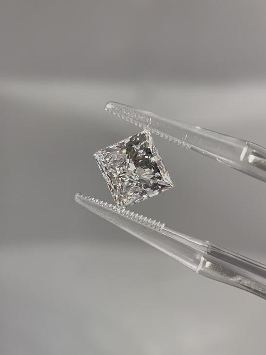 3.00ct Princess Cut Lab Grown Diamond (D, VS1, EX/EX)