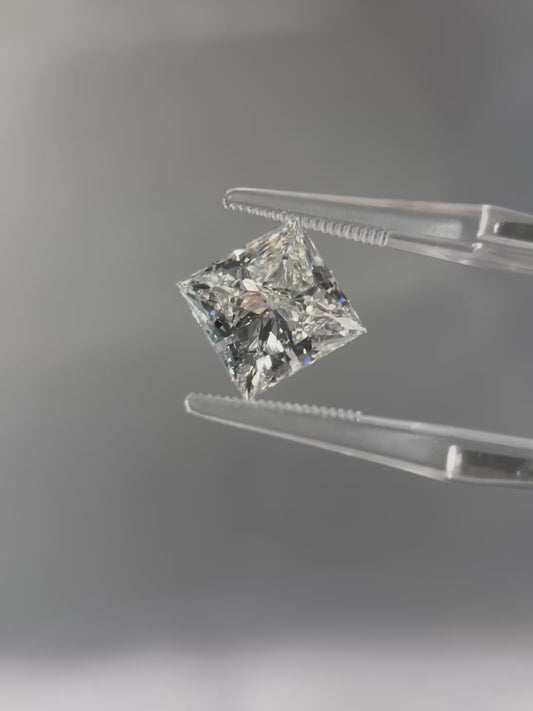5.4ct Princess Cut Lab Grown Diamond (E, VVS2, EX/EX)