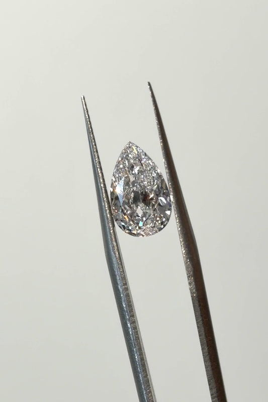 3.01ct Pear Lab Grown Diamond (E, VS1, EX/EX/EX)