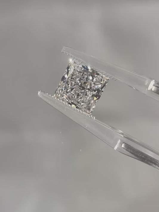 3.35ct Princess Cut Lab Grown Diamond (E, VS1, EX/EX)