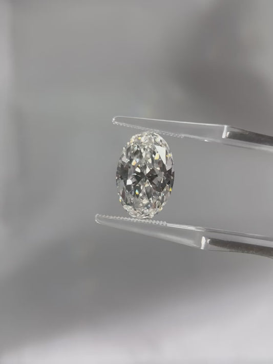 5.66ct Oval Lab Grown Diamond (E, VVS2, EX/EX)