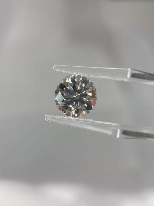 4.05ct Round Brilliant Lab Grown Diamond (E, VVS2, ID/EX/EX)