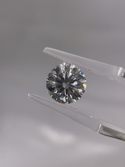 3.05ct Round Modified Brilliant Lab Grown Diamond (F, VS1, Ten Hearts & Arrows)