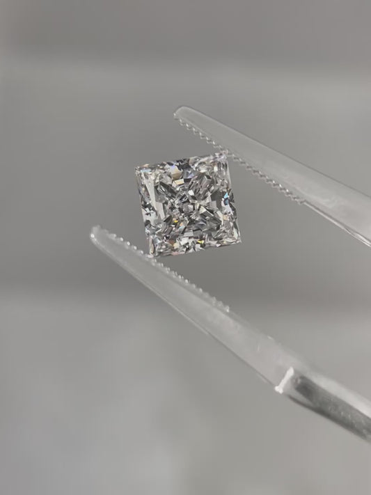 2.09ct Princess Cut Lab Grown Diamond (D, VS1, EX/EX)