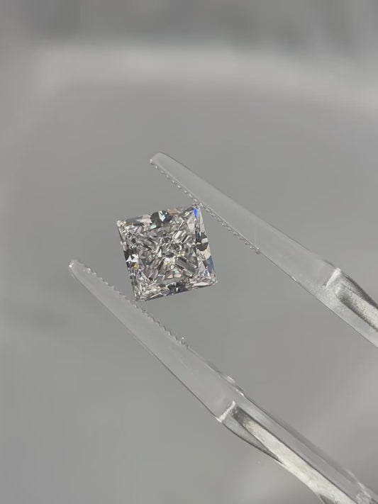 2.09ct Princess Cut Lab Grown Diamond (D, VS1, EX/EX)