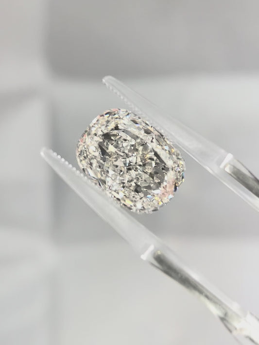 7.08ct Cushion Lab Grown Diamond (F, VVS2, EX/EX)
