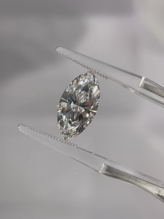 3.04ct Marquise Lab Grown Diamond (E, VS1, EX/EX)