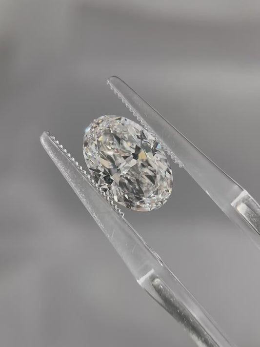 2.75ct Oval Lab Grown Diamond (E, VS1, EX/EX)