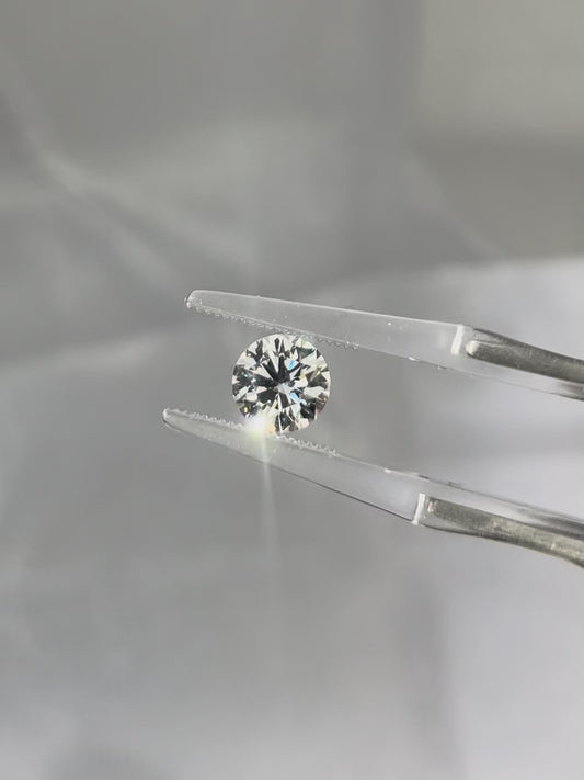 1.07ct Round Lab Grown Diamond (D, VVS2, ID/EX/EX)