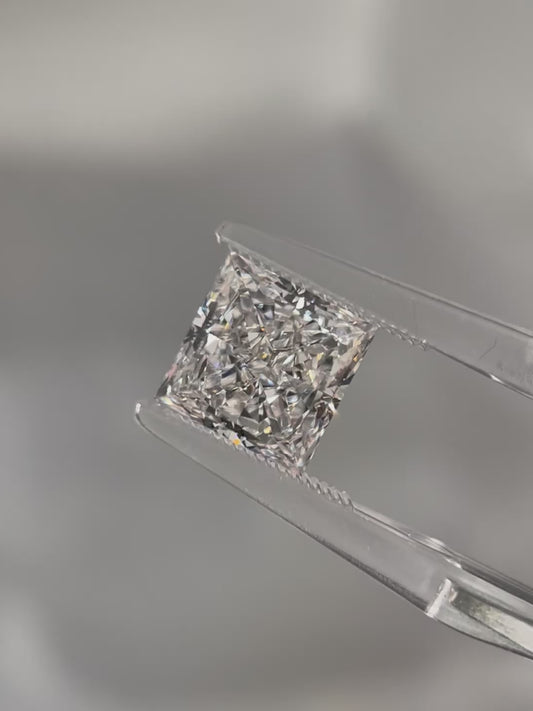 3.57ct Princess Cut Lab Grown Diamond (F, VS1, EX/EX)