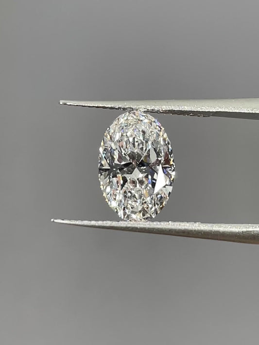 2.44ct Oval Lab Grown Diamond (F, VVS1, EX/EX/EX)