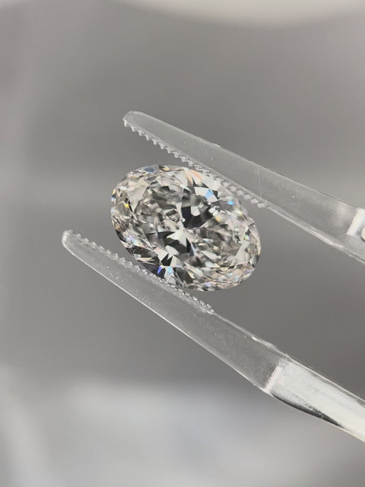 3.20ct Oval Lab Grown Diamond (F, VVS2, EX/EX)